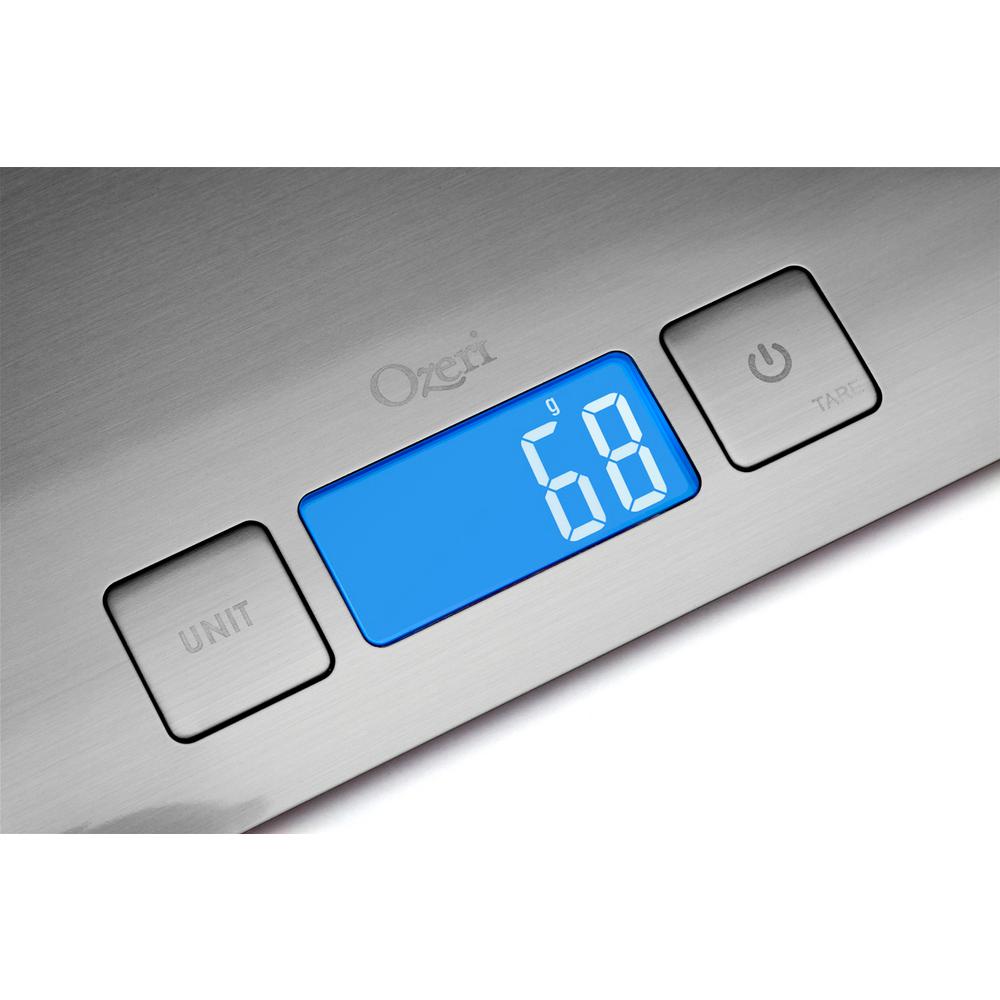 Zenith Professional Digital Kitchen Scale in Ultra Refined Stainless Steel