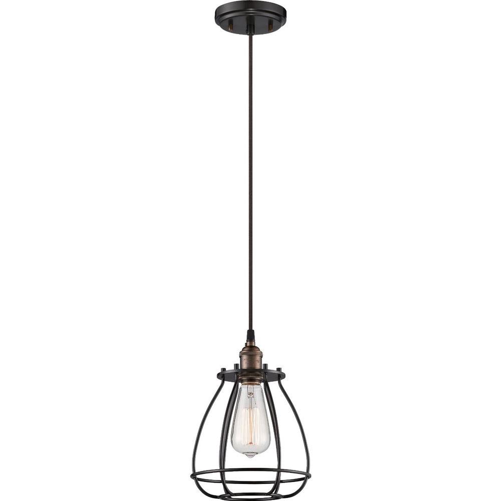 Filament Design Glomar 1 Light Rustic Bronze Incandescent Ceiling Filament Design Glomar 1 Light Rustic Bronze Incandescent Ceiling Pendant