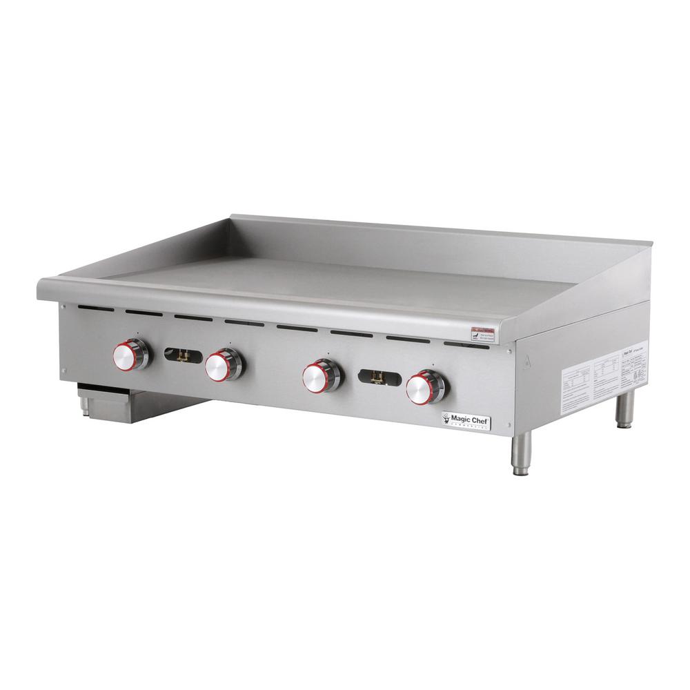 Magic Chef Commercial 48 In Thermostatic Countertop Griddle