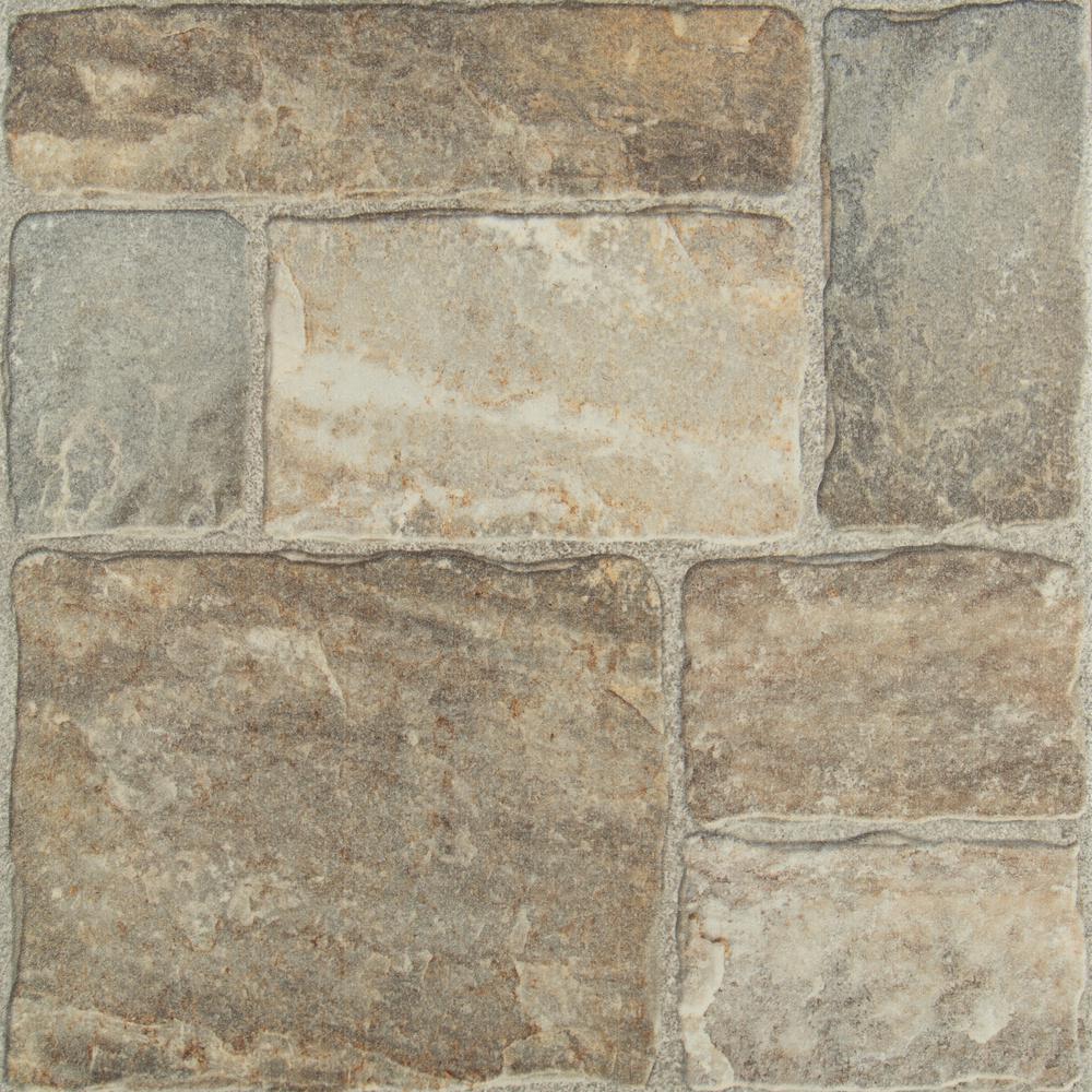 Cobblestone Ii 20 In X Ceramic Floor Tile 9658 The Home Ceramic Floor Tile