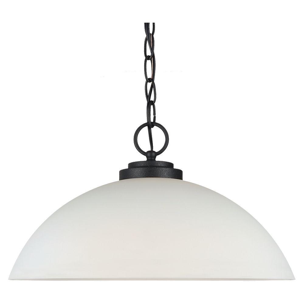 Sea Gull Lighting Oslo 1Light Blacksmith Pendant65160839 The Home Depot