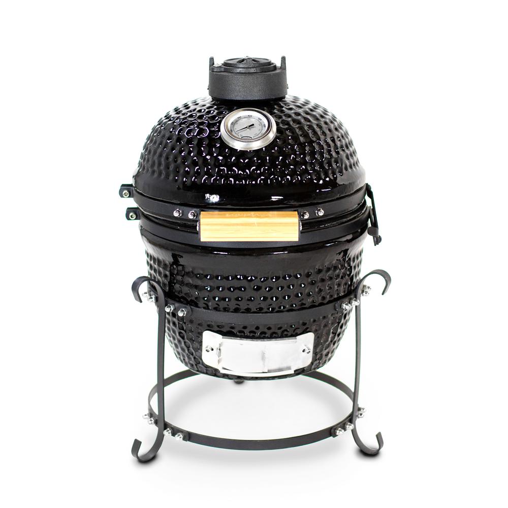 Louisiana Grills K13 Ceramic Kamado Charcoal Grill in Black by Louisiana Grills