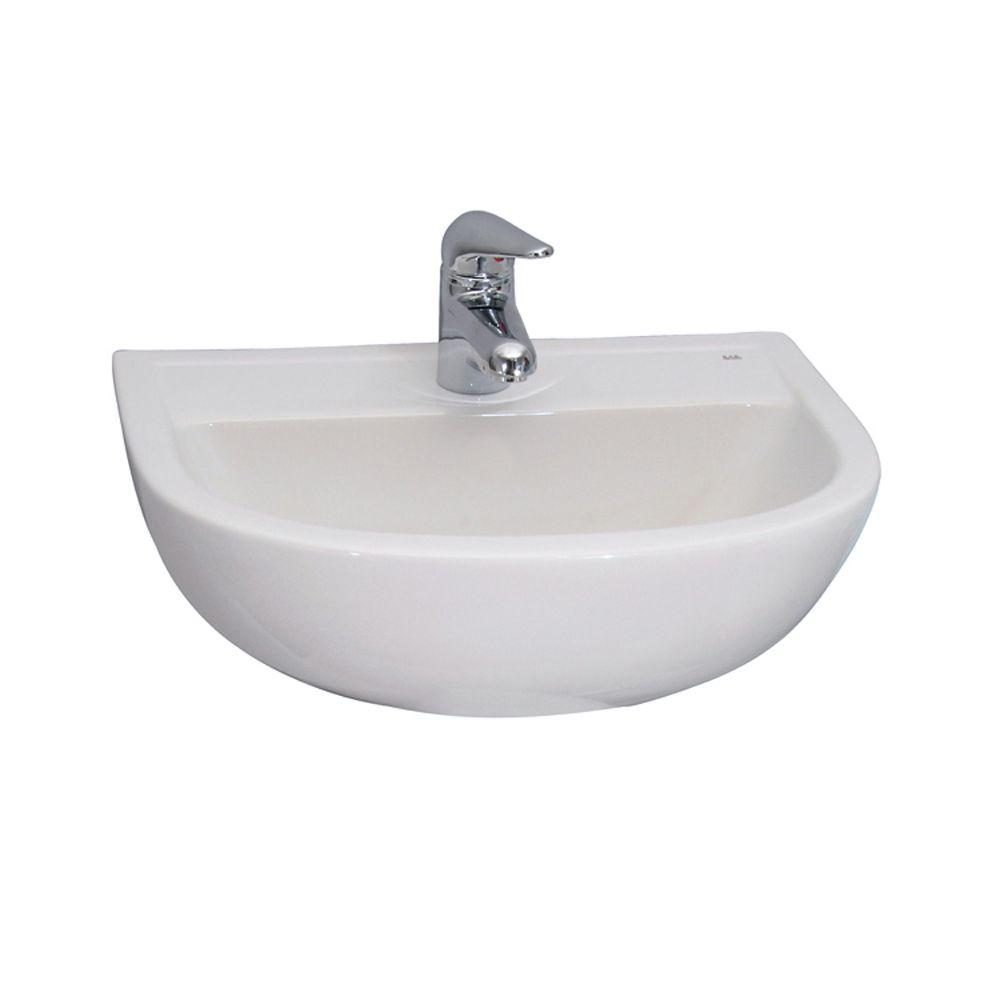 Barclay Products Compact 450 WallHung Bathroom Sink in White4611WH