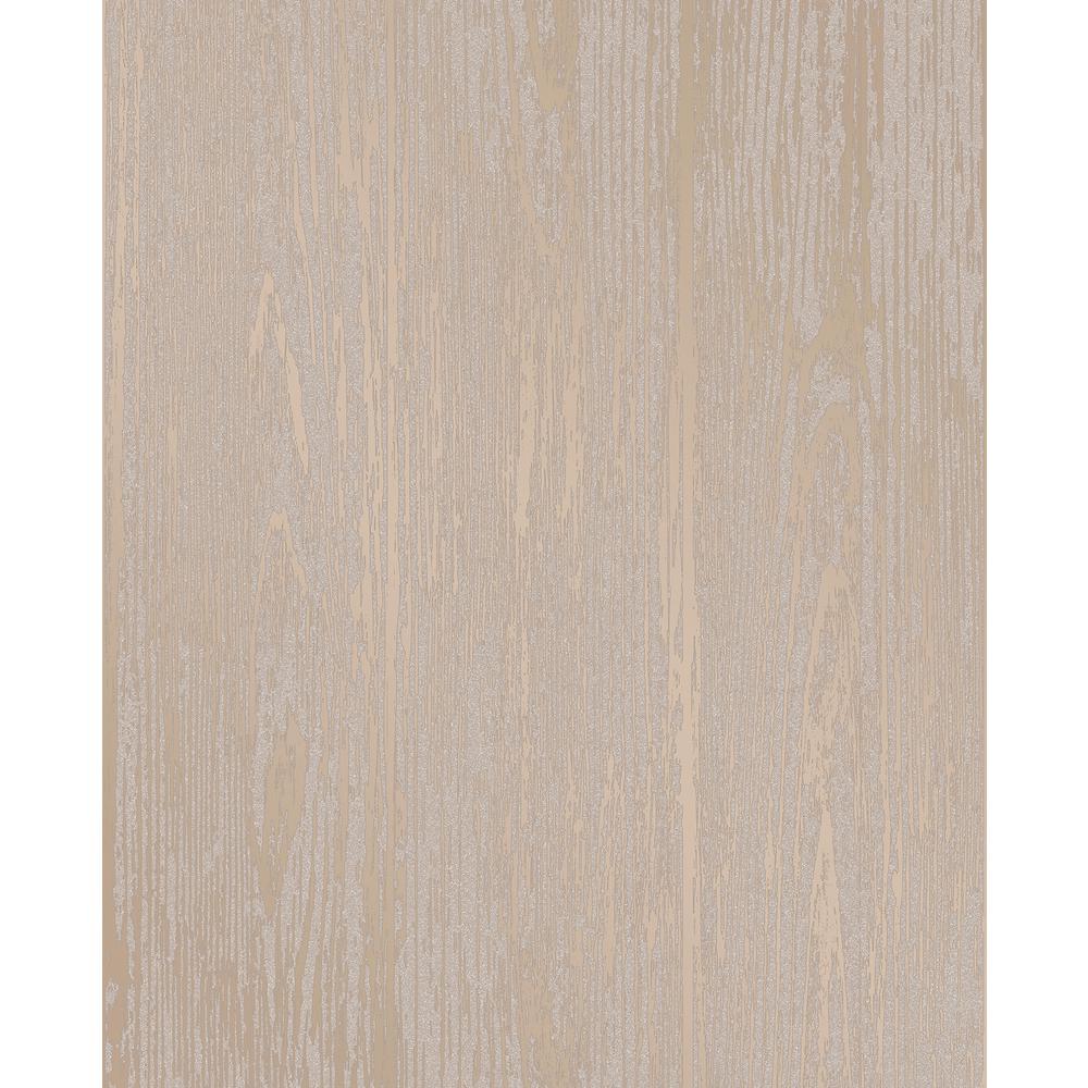 Enchanted Gold Woodgrain Wallpaper Sample