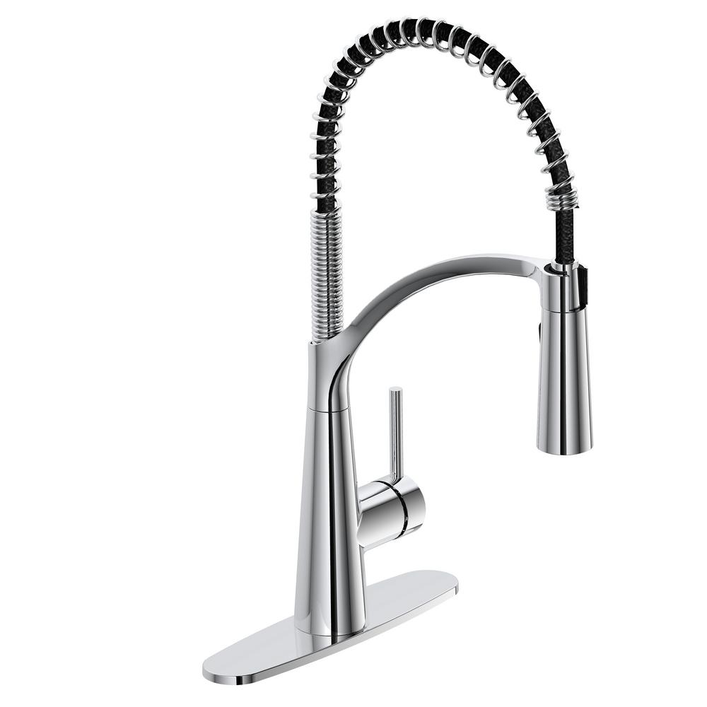 Glacier Bay Brenner Commercial Style Single Handle Pull Down