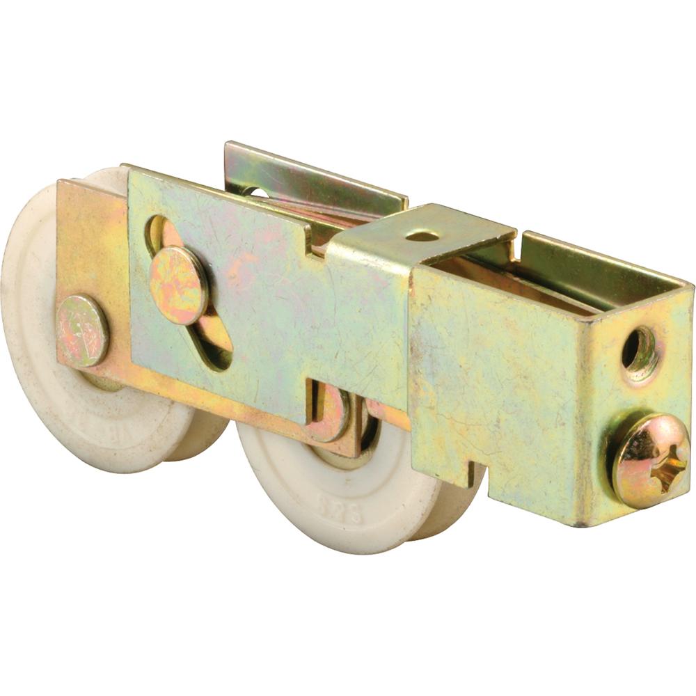 Prime Line Sliding Mirror Door Roller Assembly N 6576 The This Assembly Pocket Door Roller Is Constructed Of A Steel Bracket And Plastic Carriage The Features 3 Wheels Are