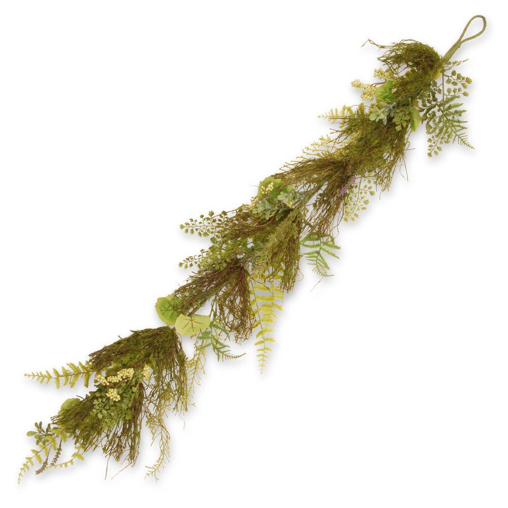 National Tree Company 45 in. Garden Accents Fern and Lavender Garland