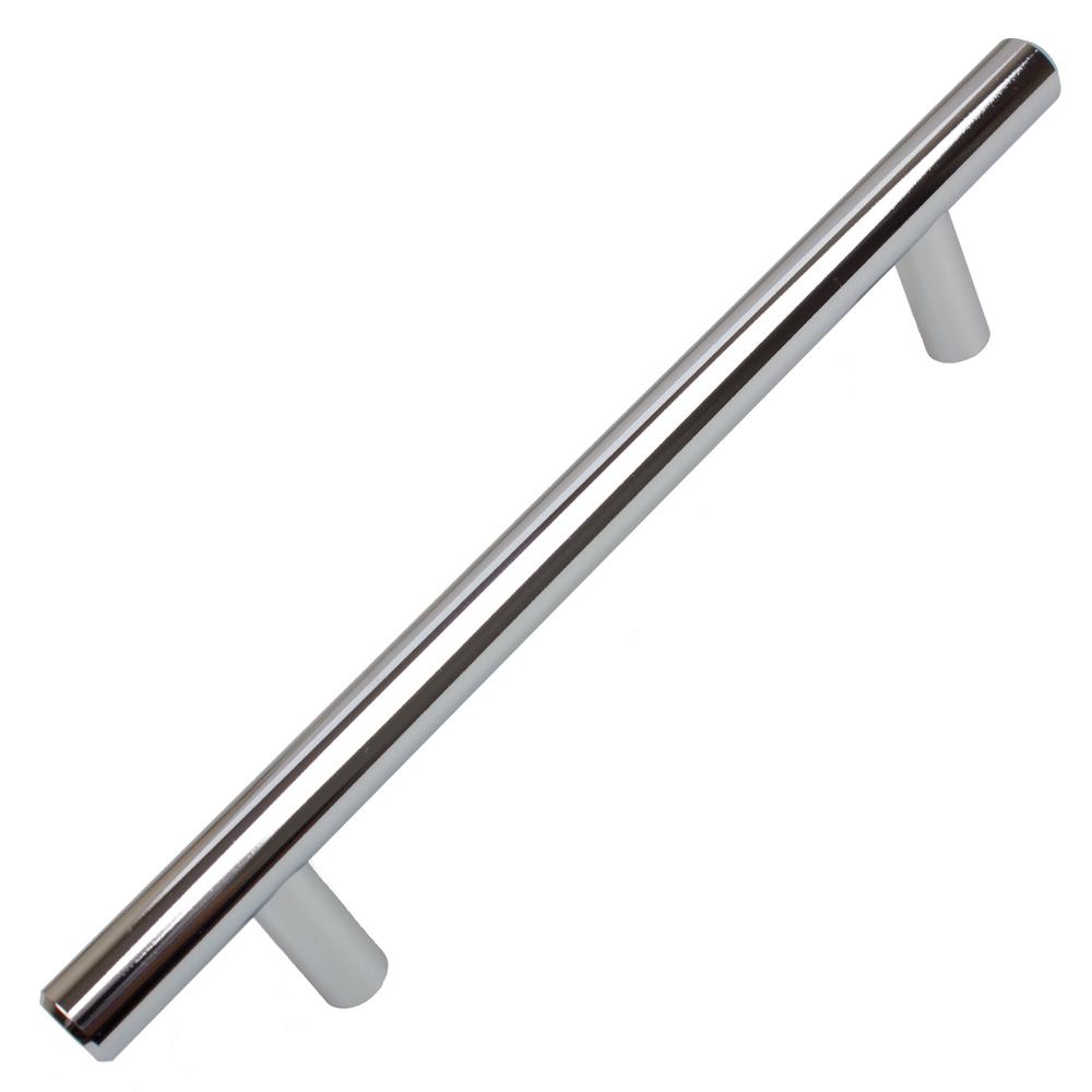 Gliderite 5 In Cc Polished Chrome 7 3 8 Long Solid Handle Bar Gliderite 5 In Cc Polished Chrome 7 3 8 Long Solid