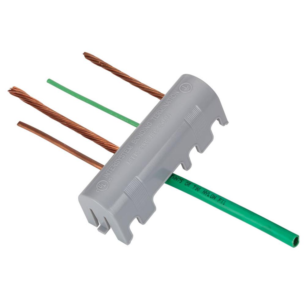 BRIDGEPORT Intersystem Grounding/Bonding Bridge For Wall Mount