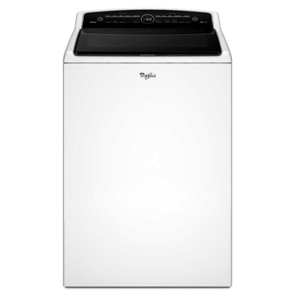 Whirlpool 5.3 cu. ft. HighEfficiency White Top Load Washing Machine with Adapative Wash