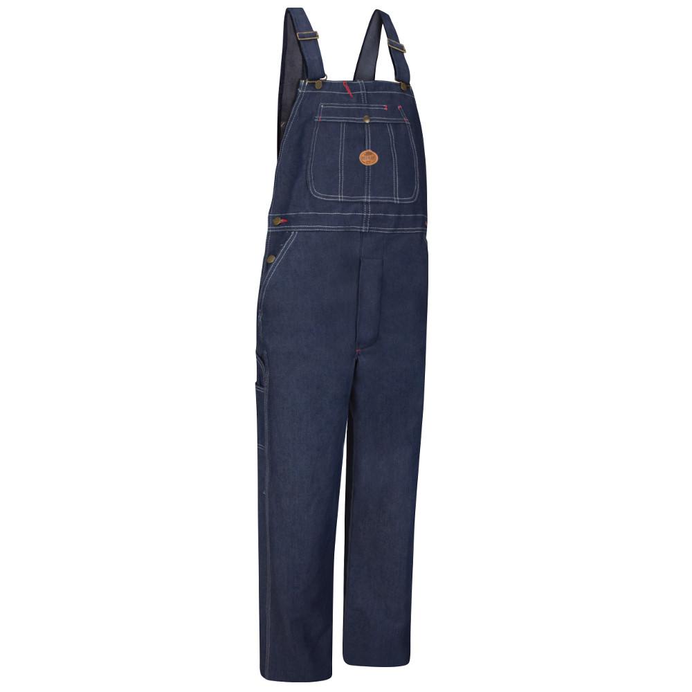 liberty men's stonewashed denim bib overall