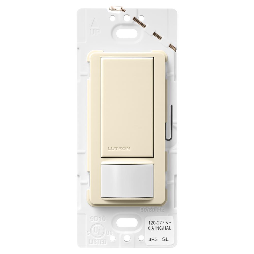 New Ships Free Lutron Occupancy Sensor Switch MS-OPS6M2-DVR-WH 6 Amps//3 amps