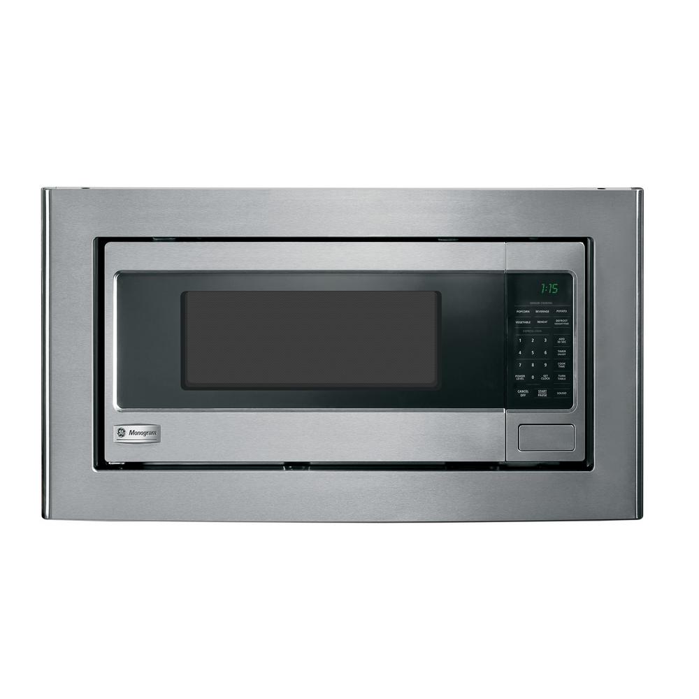 GE 30 In Built In Microwave Trim Kit In Stainless Steel JX830SFSS   Stainless Steel Ge Microwave Parts Jx830sfss C3 1000 