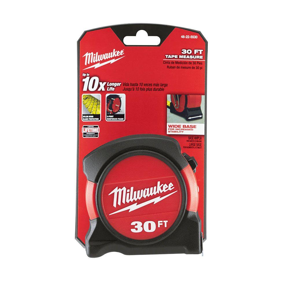 Milwaukee 30 ft. General Contractor Tape Measure48225530 The Home
