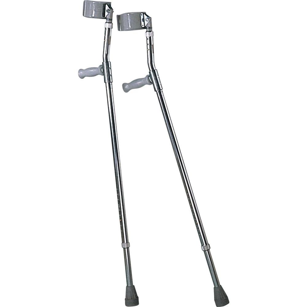 UPC 080196132112 product image for Medline Mobility Aids Youth Aluminum Push Button Crutches MDS805162 | upcitemdb.com