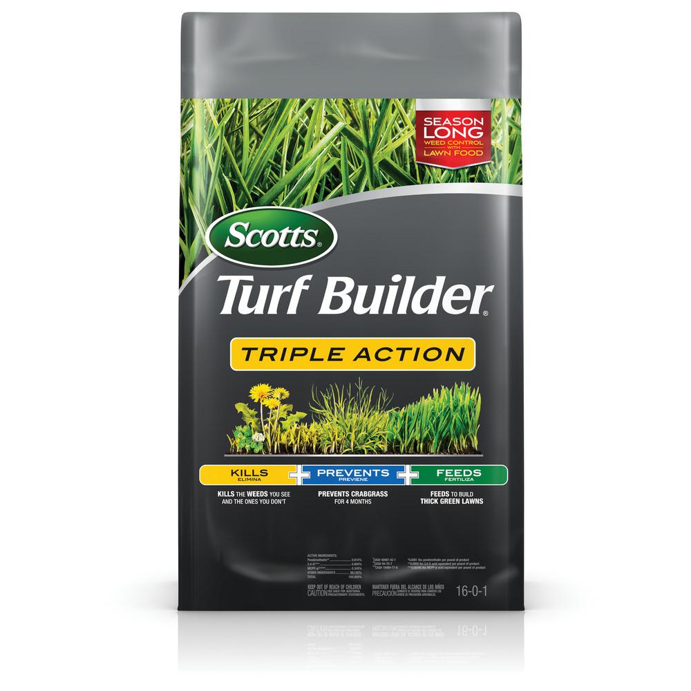 Scotts 20 lbs. Turf Builder Triple Action Lawn Fertilizer CA-40000-1