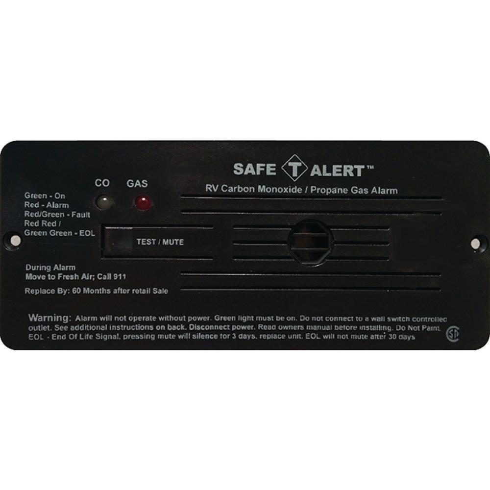 Safe-T-Alert Combo CO2 Propane Alarm Black Surface-Mount #35-741-BL