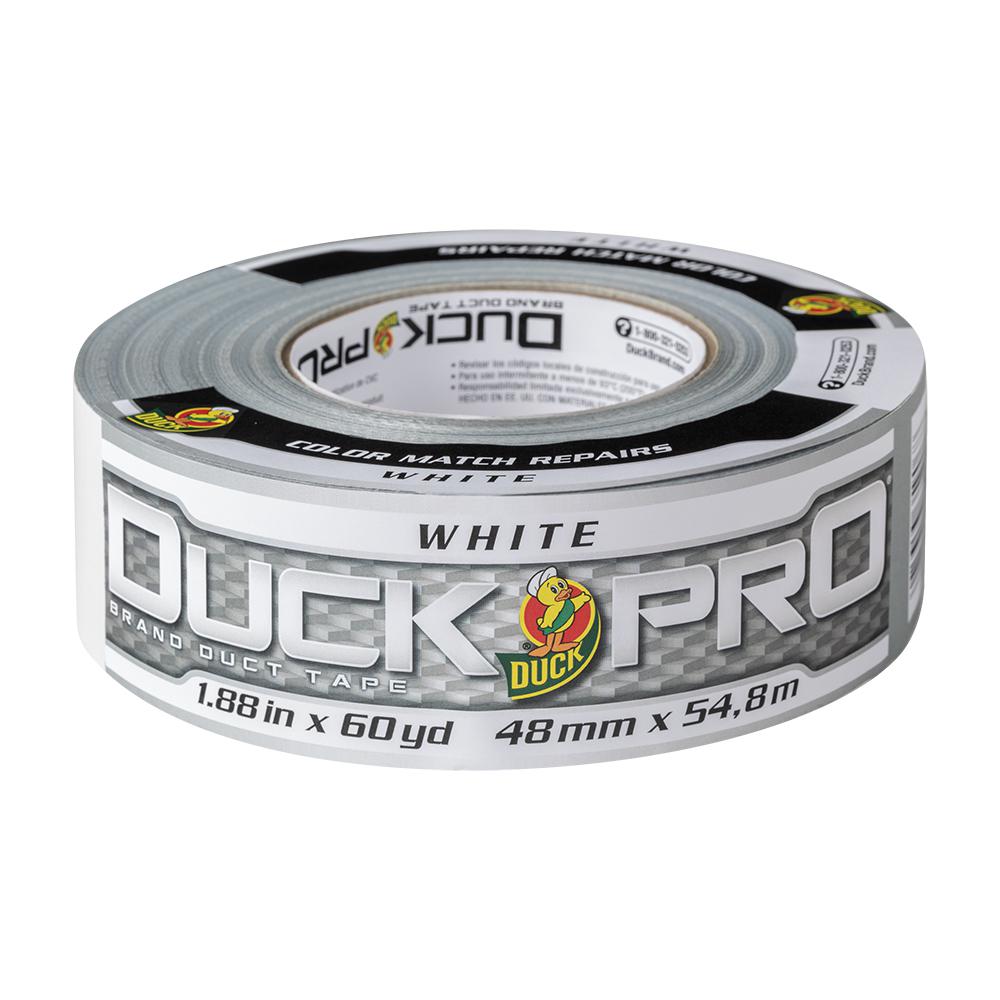 Duck Pro 1.88 in. x 60 yds. White AllPurpose Duct Tape286260 The Home Depot Duck Pro 1.88 in. x 60 yds. White AllPurpose Duct Tape286260 The Home Depot