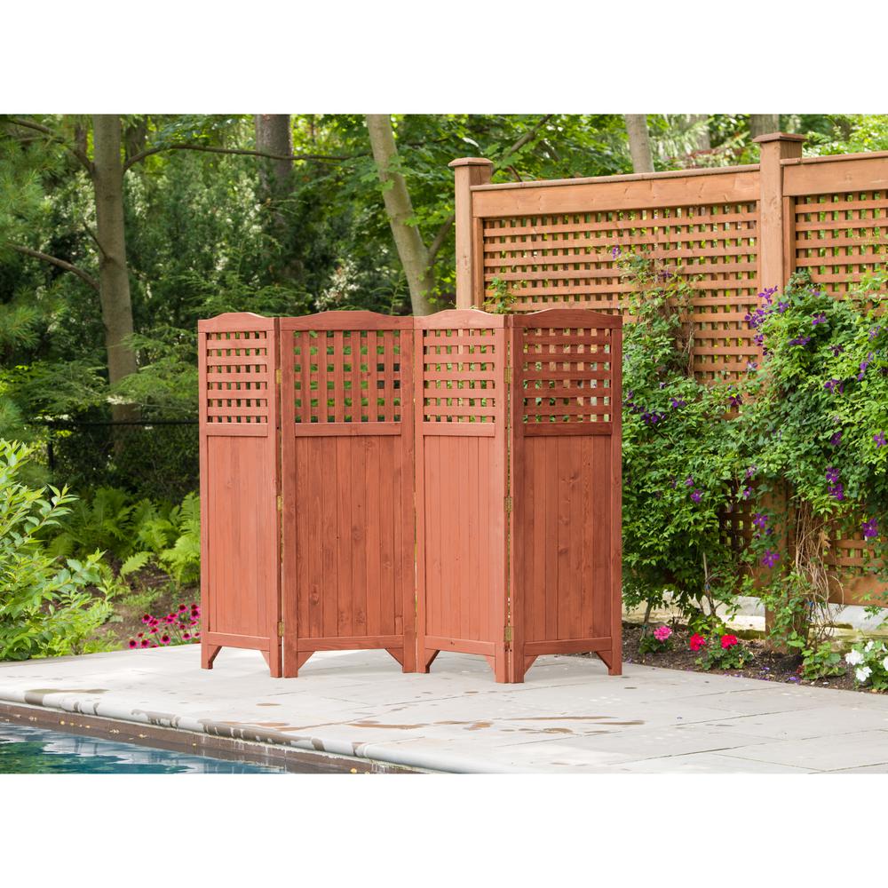 Leisure Season Folding Patio And Garden Privacy Screen Ps9662