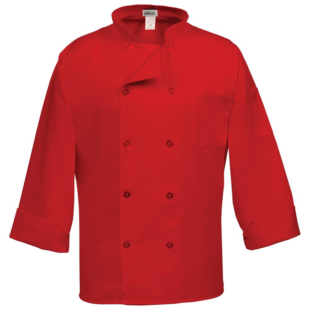 fame-c10p-long-sleeve-classic-chef-coat-red-4x-30752-the-home-depot