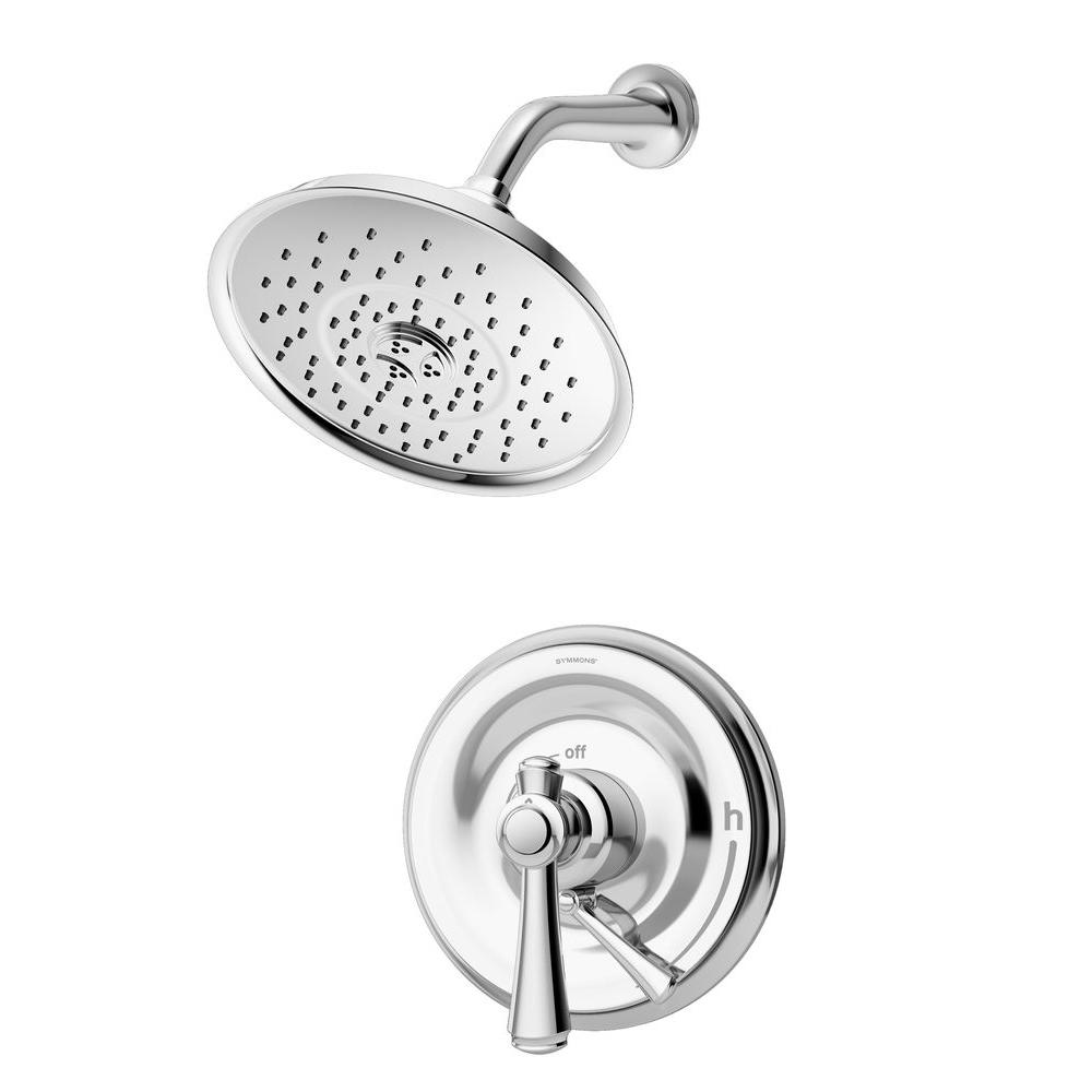 Symmons Degas 1Handle Shower Faucet in Chrome (Valve Included)S5401 The Home Depot
