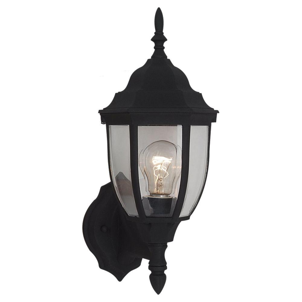 Sea Gull Lighting Bakersville 1 Light Small Black Outdoor Wall Sea Gull Lighting Bakersville 1 Light Small Black Outdoor Wall Fixture