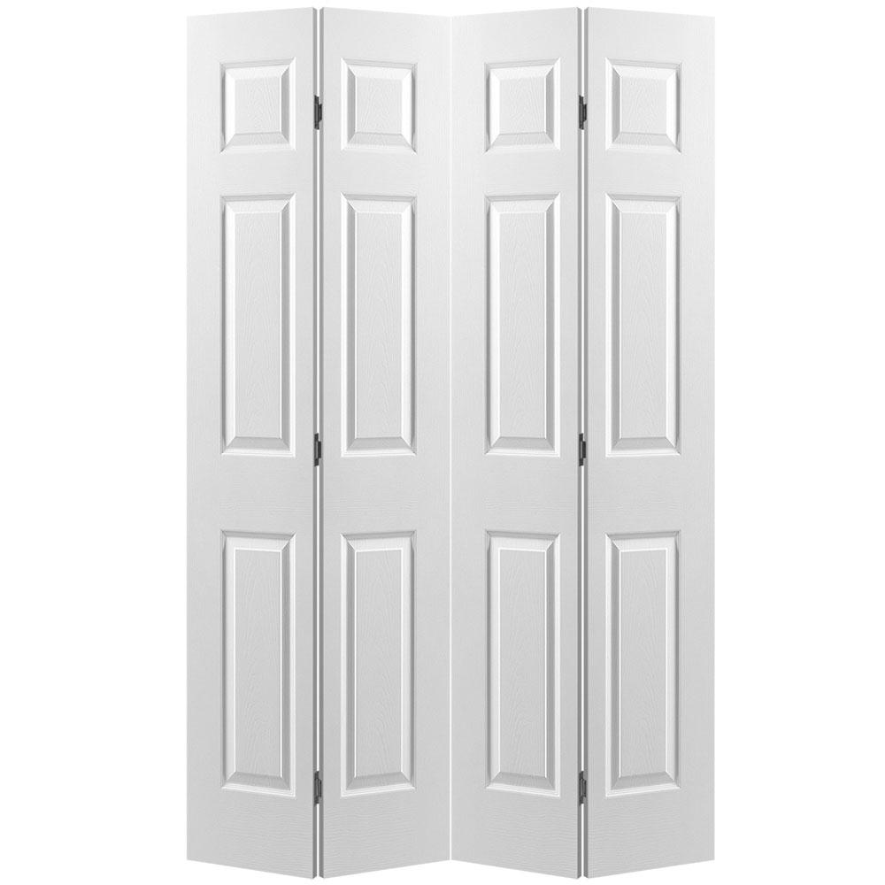 Masonite 48 in. x 80 in. Textured 6-Panel Hollow Core Primed Composite