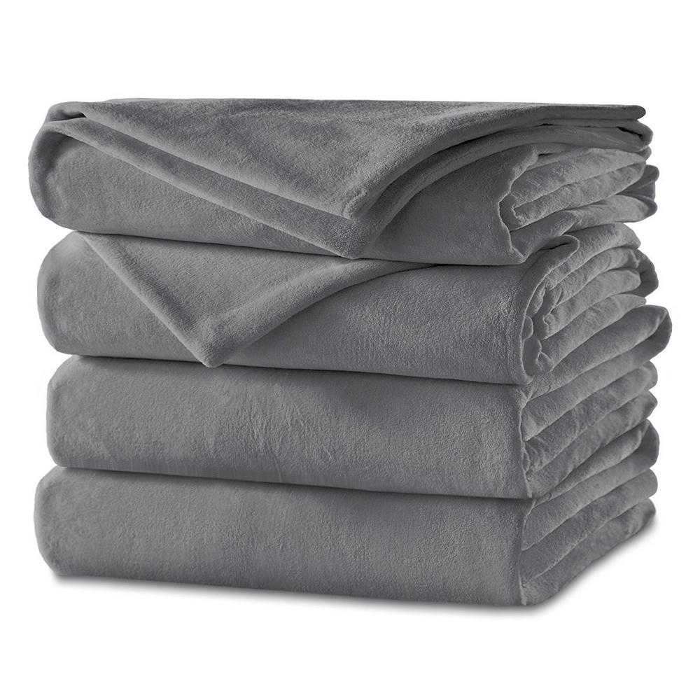 UPC 027045788274 product image for Slate (Grey) Twin Heated Blanket | upcitemdb.com