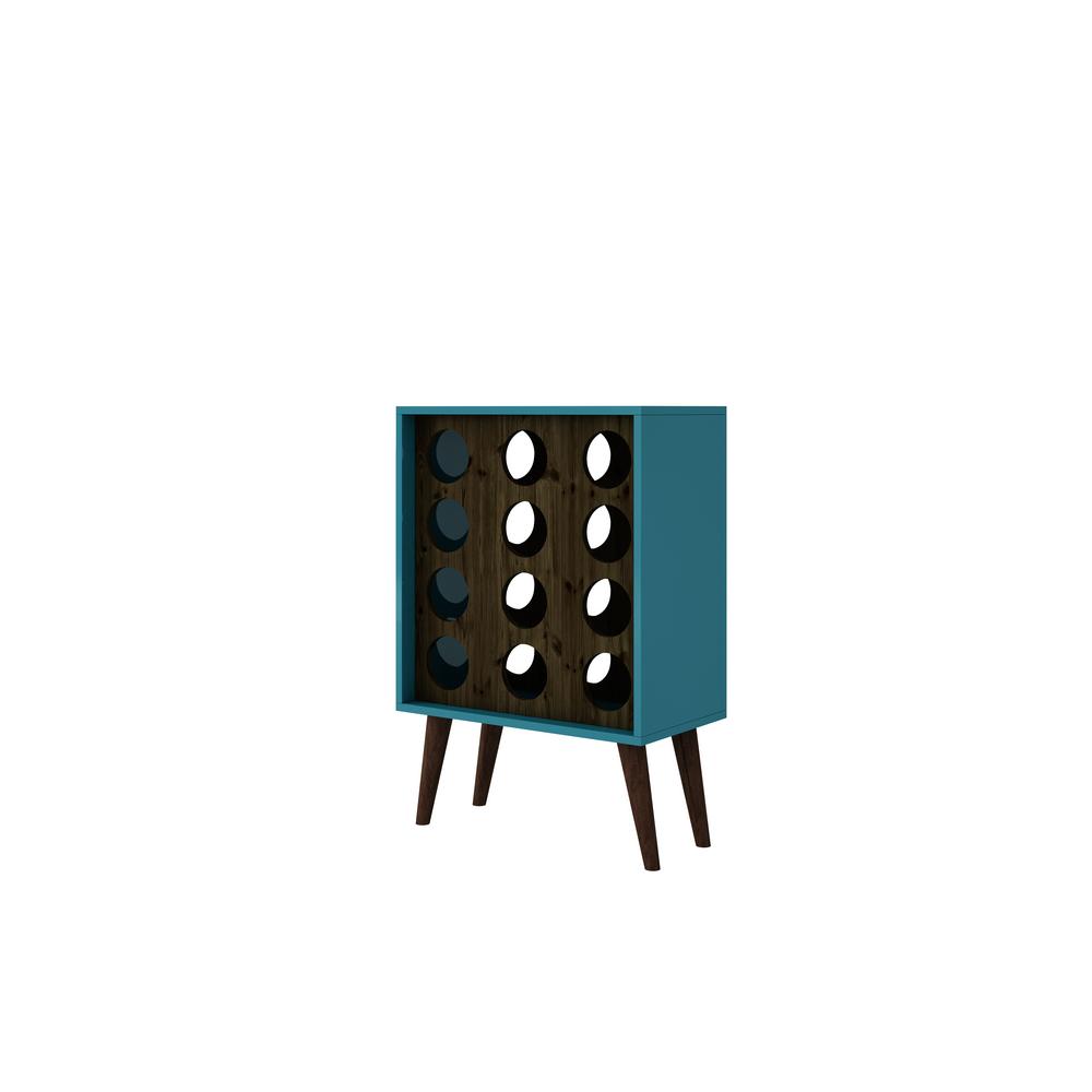 Winsome House White and Natural Wood Wine WHIF369 The Home Depot