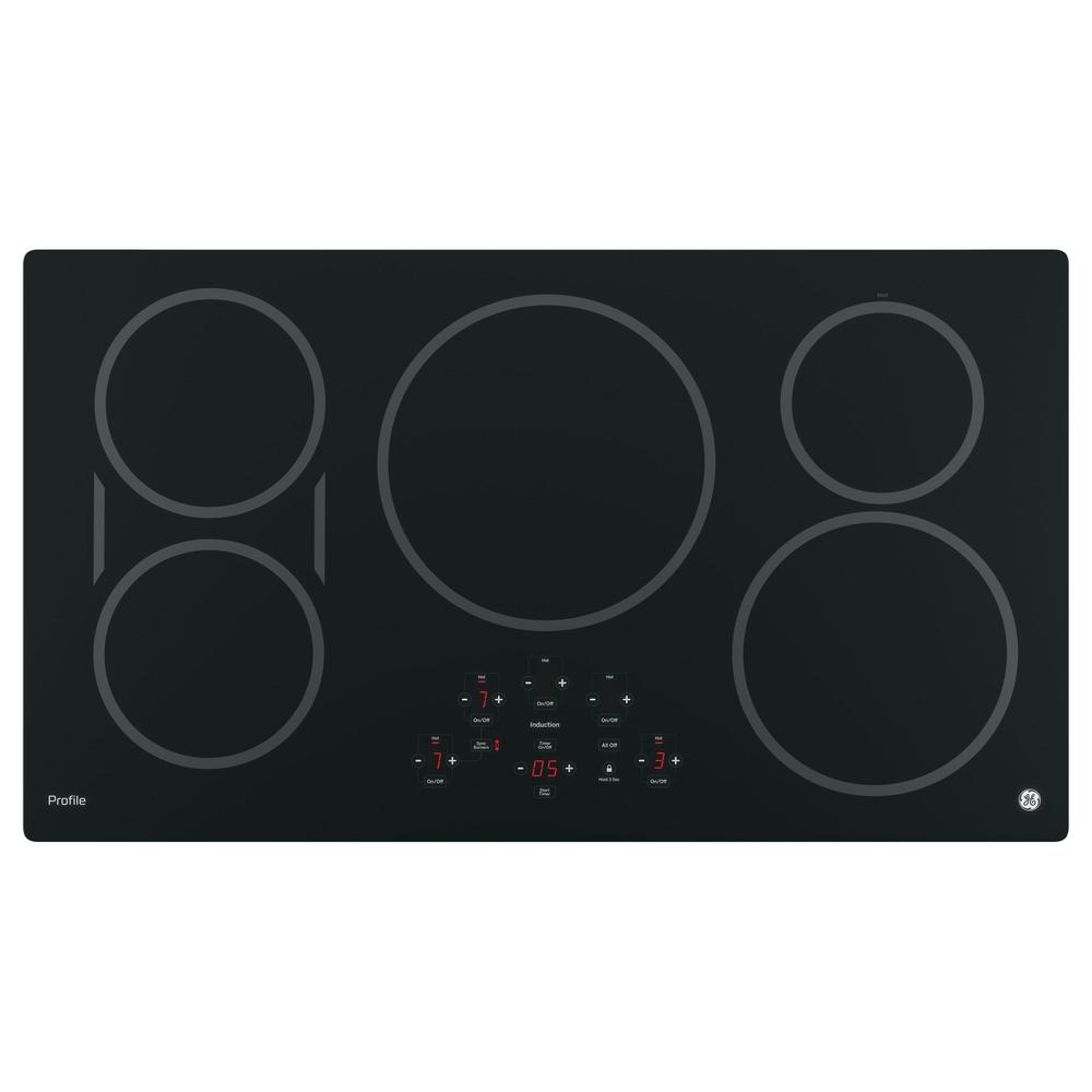 GE Profile 36 in. Electric Induction Cooktop in Black with 5 Elements and Exact Fit was $1899.0 now $1298.0 (32.0% off)