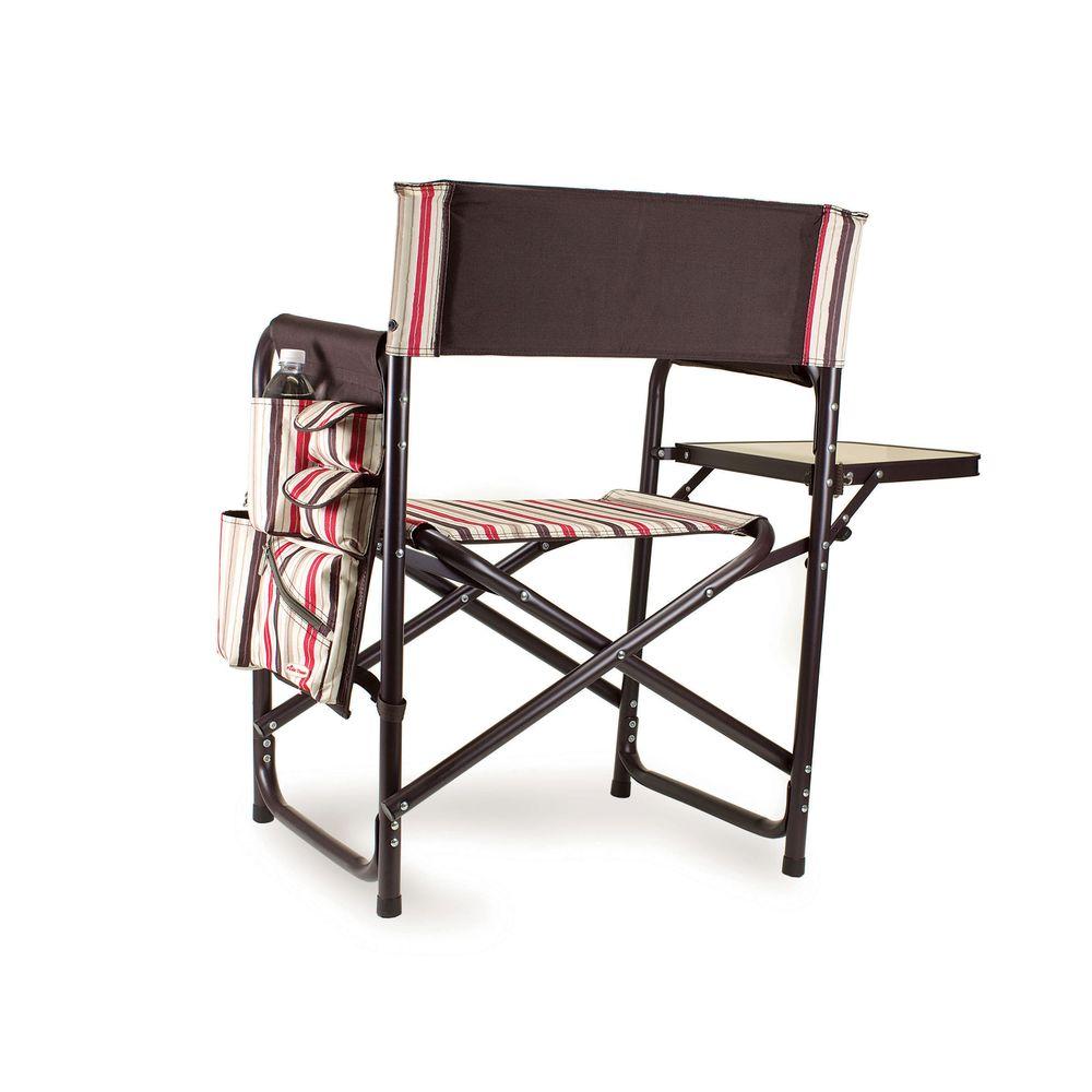 Picnic Time Moka Collection Sports Portable Folding Patio Chair