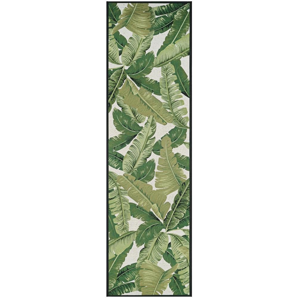 green outdoor runner