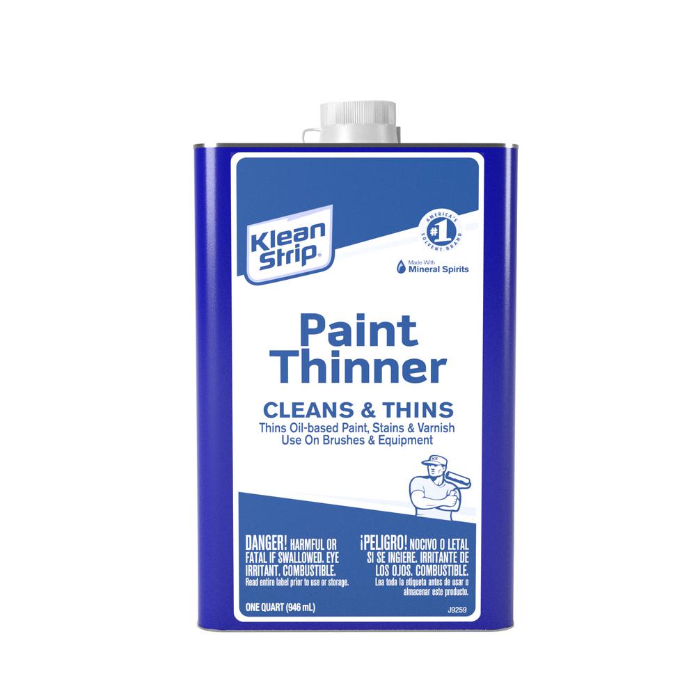 Klean Strip 1 Qt Paint Thinner Qkpt94003 The Home Depot