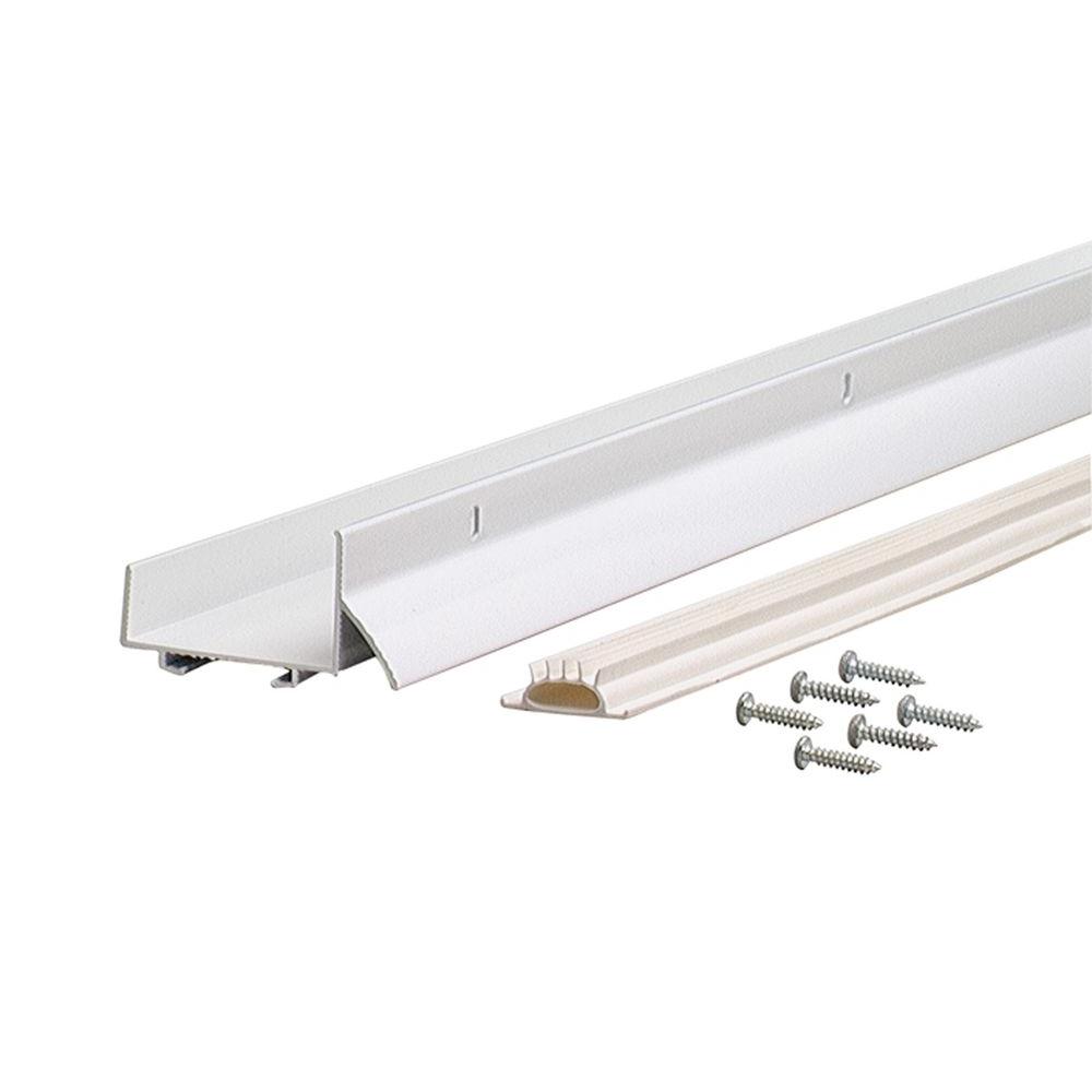 M D Building Products 1 75 In X 48 In White U Shaped Door Bottom