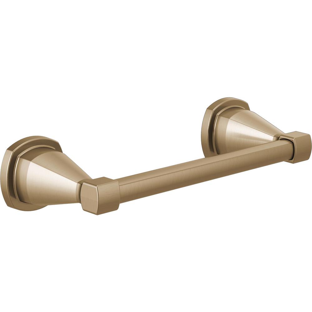 Delta Stryke 8 in. Towel Bar in Champagne Bronze77608CZ The Home Depot