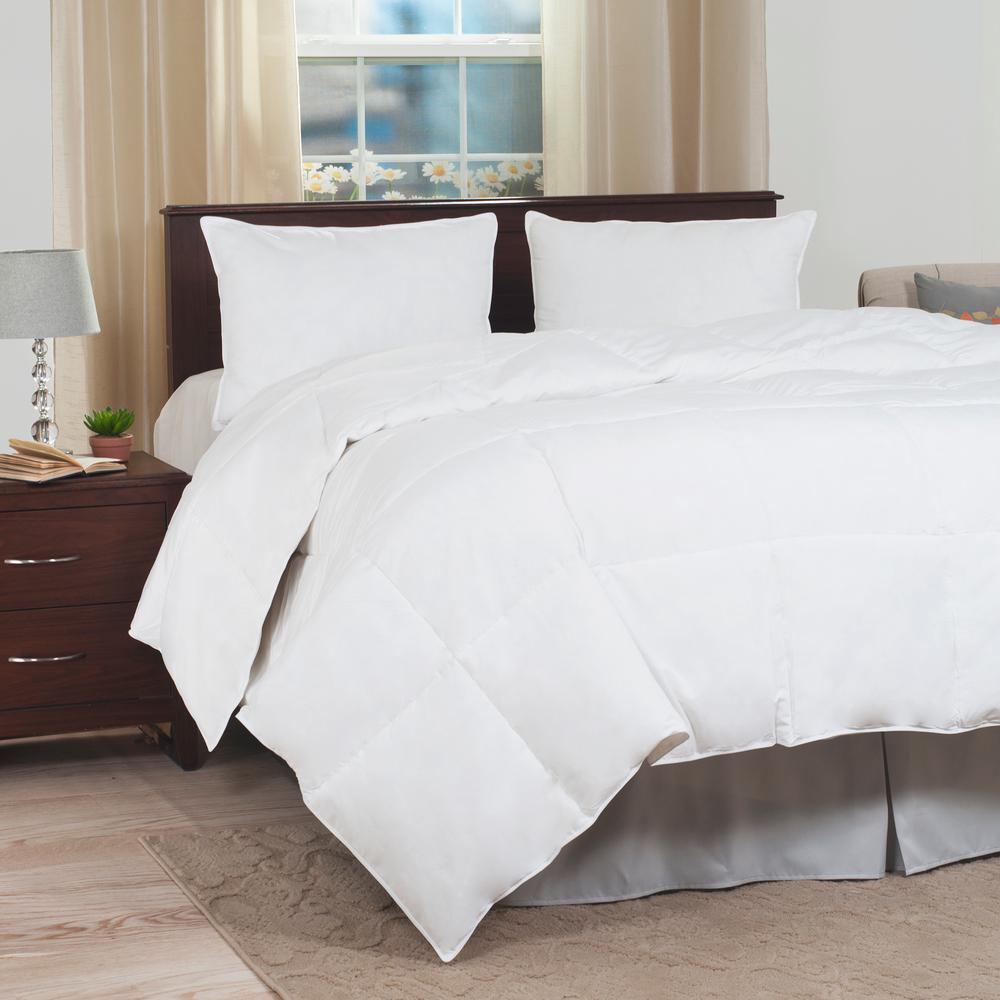 Lavish Home UltraSoft White Down Alternative Full/Queen Comforter64