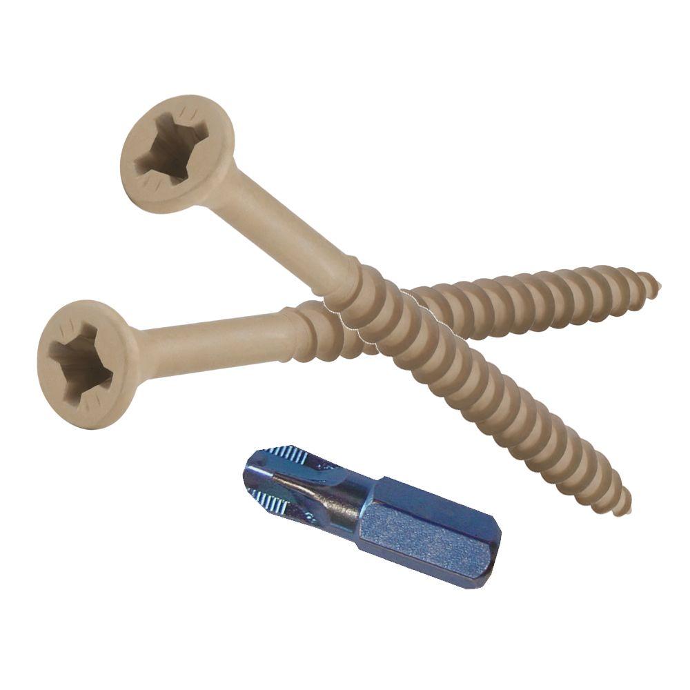 3 in Deck Screws Deck Hardware The Home Depot