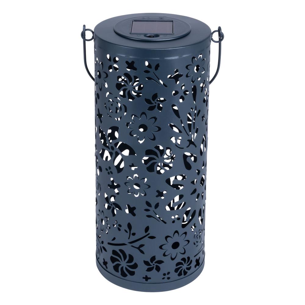 ALLSOP Bloom 12 in. Midnight Blue Integrated One LED Outdoor Bulkhead