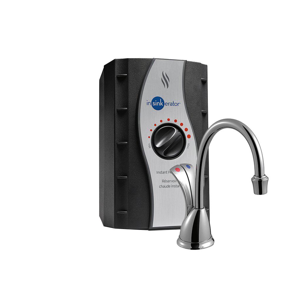 InSinkErator HC-WaveSN-SS Involve Series Wave Hot and Cold Water Dispenser with Stainless Steel Tank, Satin Nickel