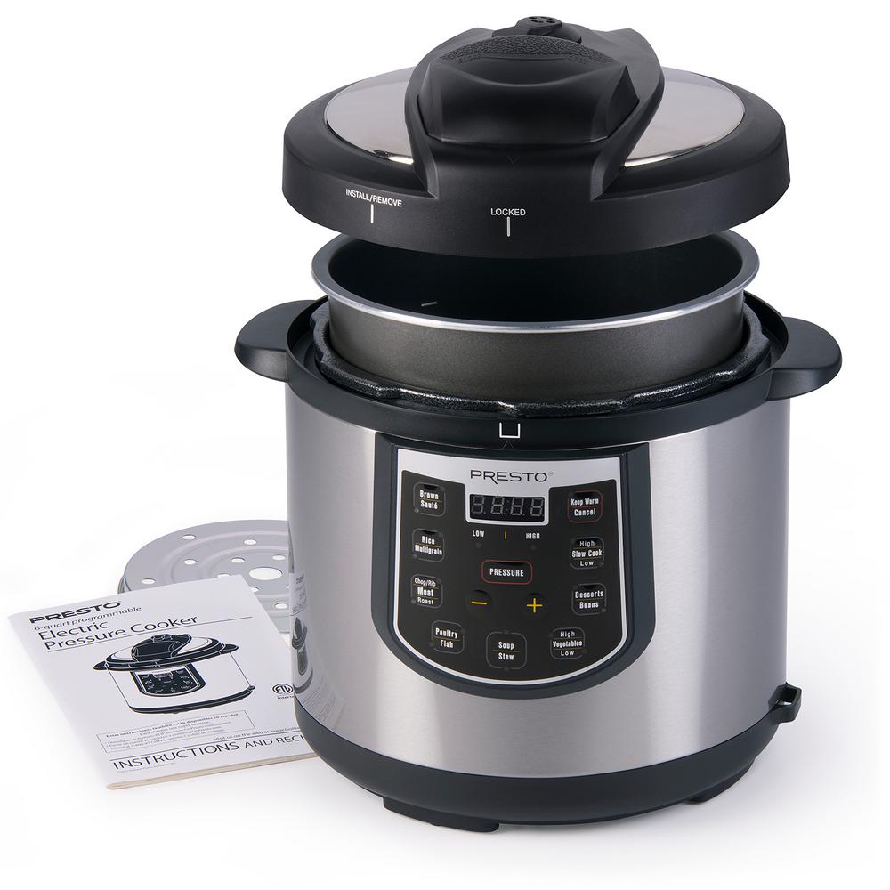 Presto 6 Qt. Pressure Cooker 02141 The Home Depot