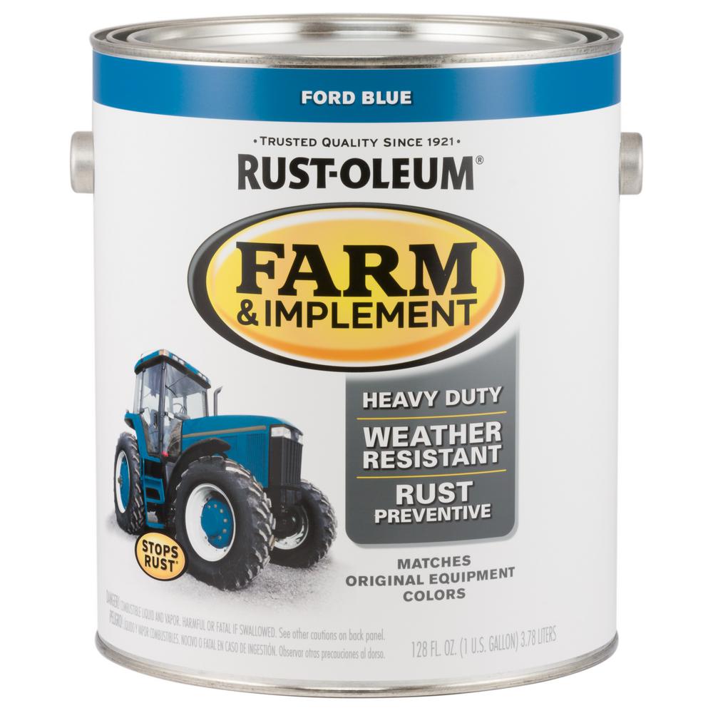 RustOleum Specialty 1 gal. Ford Blue Gloss Farm Equipment Enamel Paint