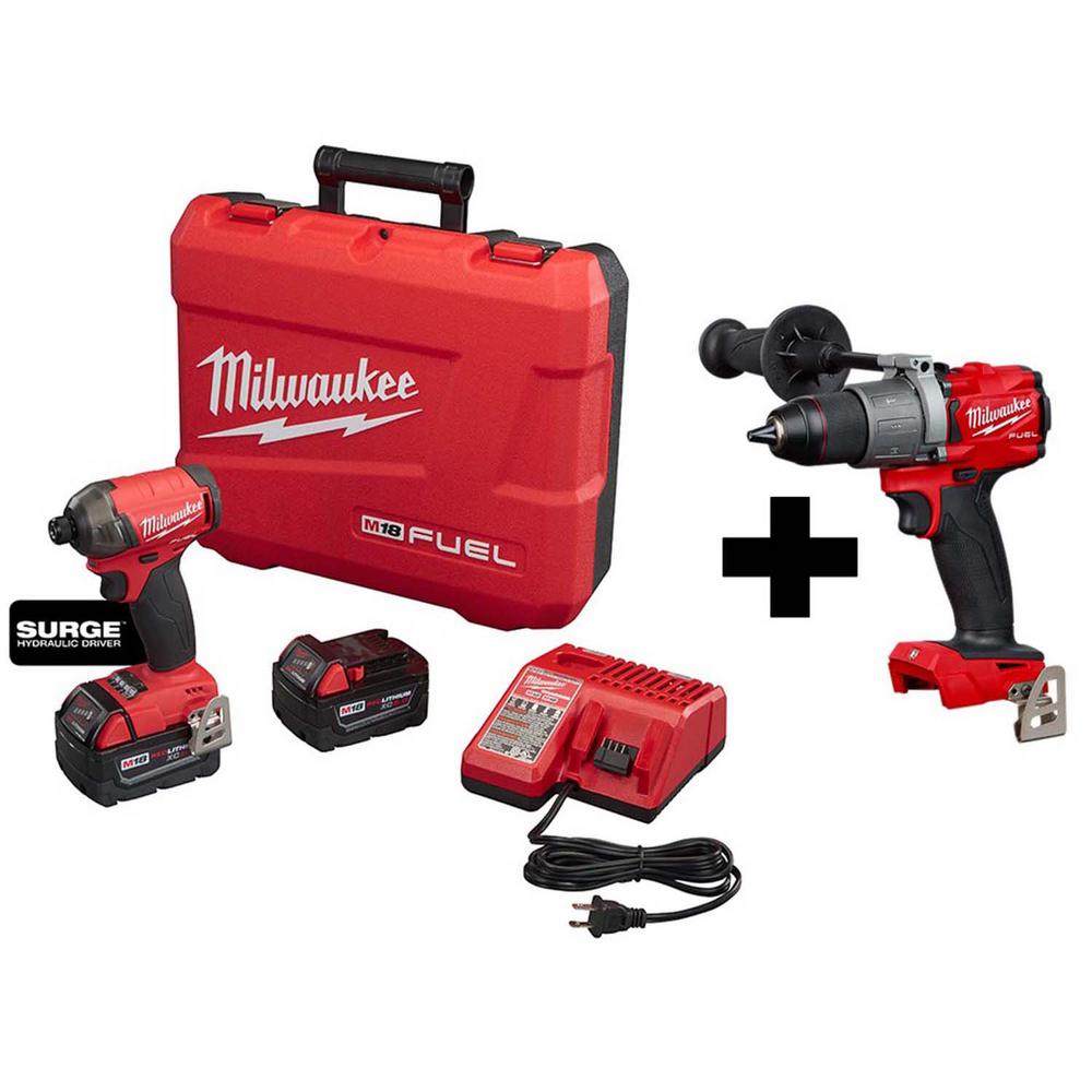 Milwaukee M18 FUEL SURGE 18-Volt Lithium-Ion Brushless Cordless 1/4 In ...