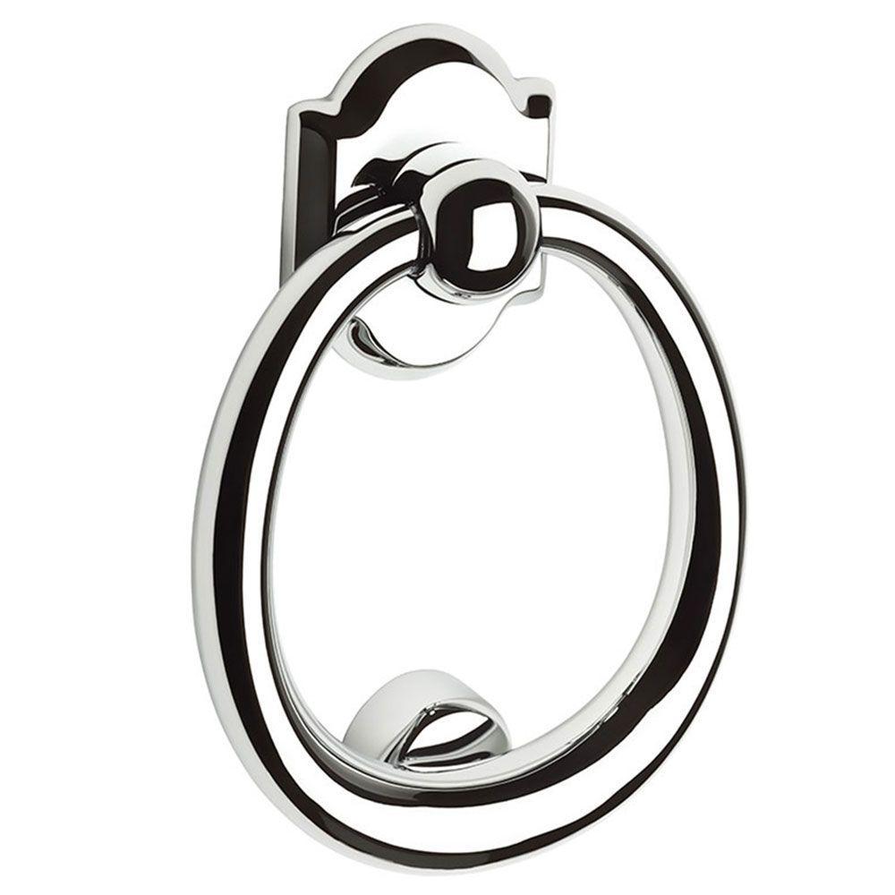 Baldwin Chrome Door Accessories Hardware The Home Depot Polished Chrome Ring Door Knocker