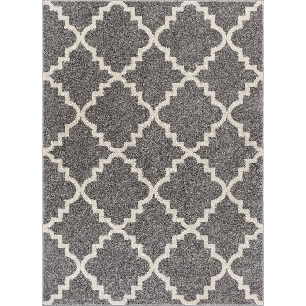 Well Woven Sydney Lulu S Lattice Morden Grey 5 Ft X 7 Area Rug