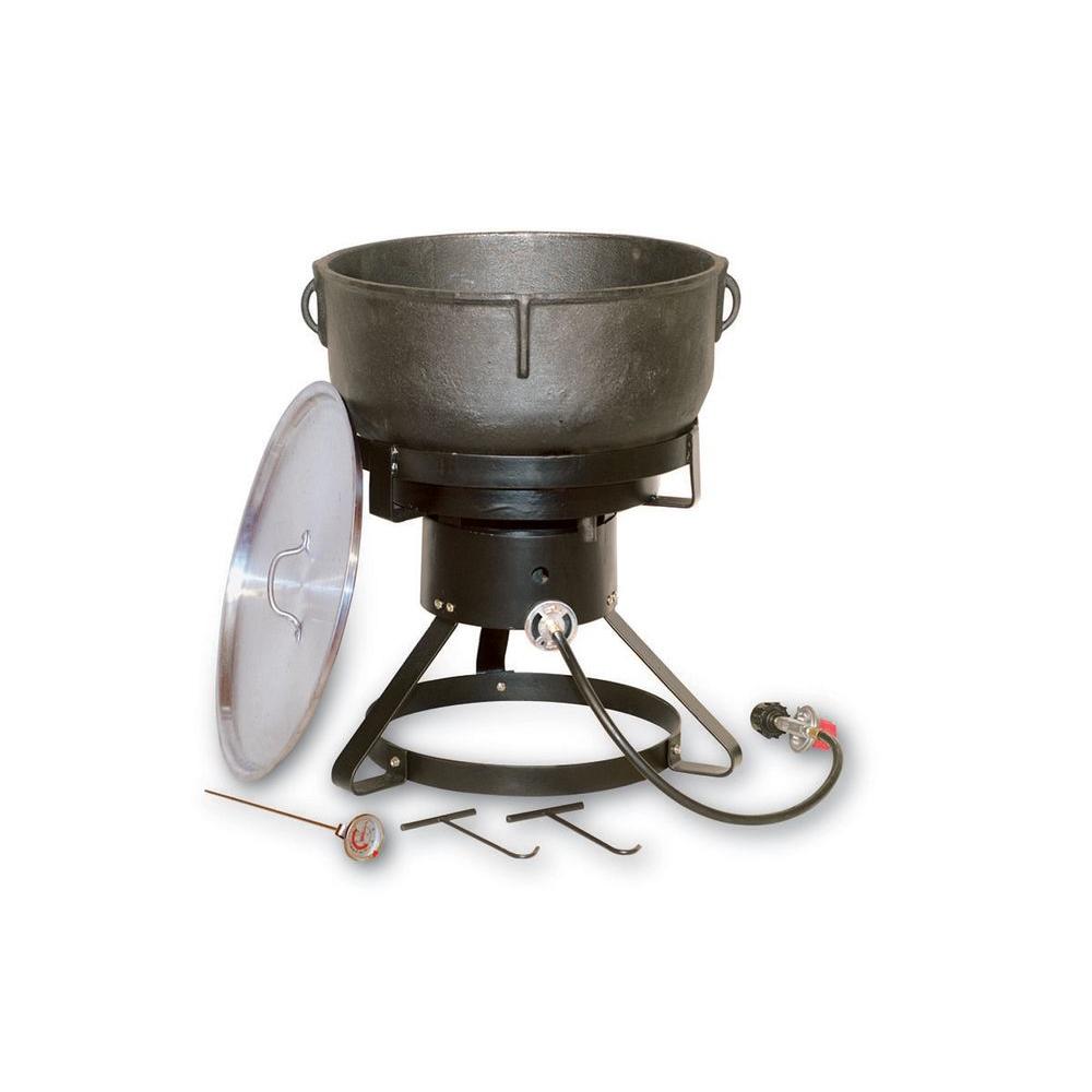 King Kooker 60,000 BTU Portable Propane Gas Outdoor Cooker with 10 gal. Cast... by King Kooker