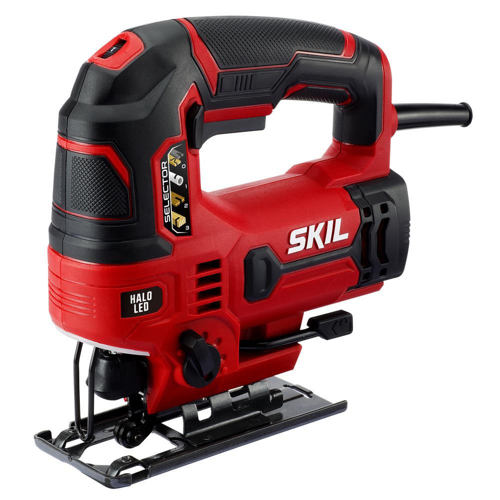 Skil 6 Amp Corded Electric Orbital Jigsaw with BuiltIn Halo Light and