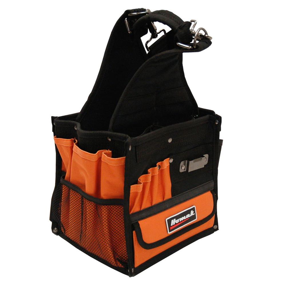 Tool Bag 28 Pockets 8 in Storage Holder Organizer Work Tote Electrician ...