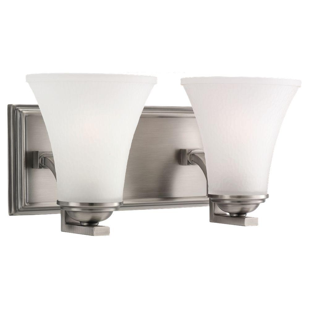 Special S Sea Gull Lighting Vanity The Somerton 2 Light Antique Brushed Nickel Vanity