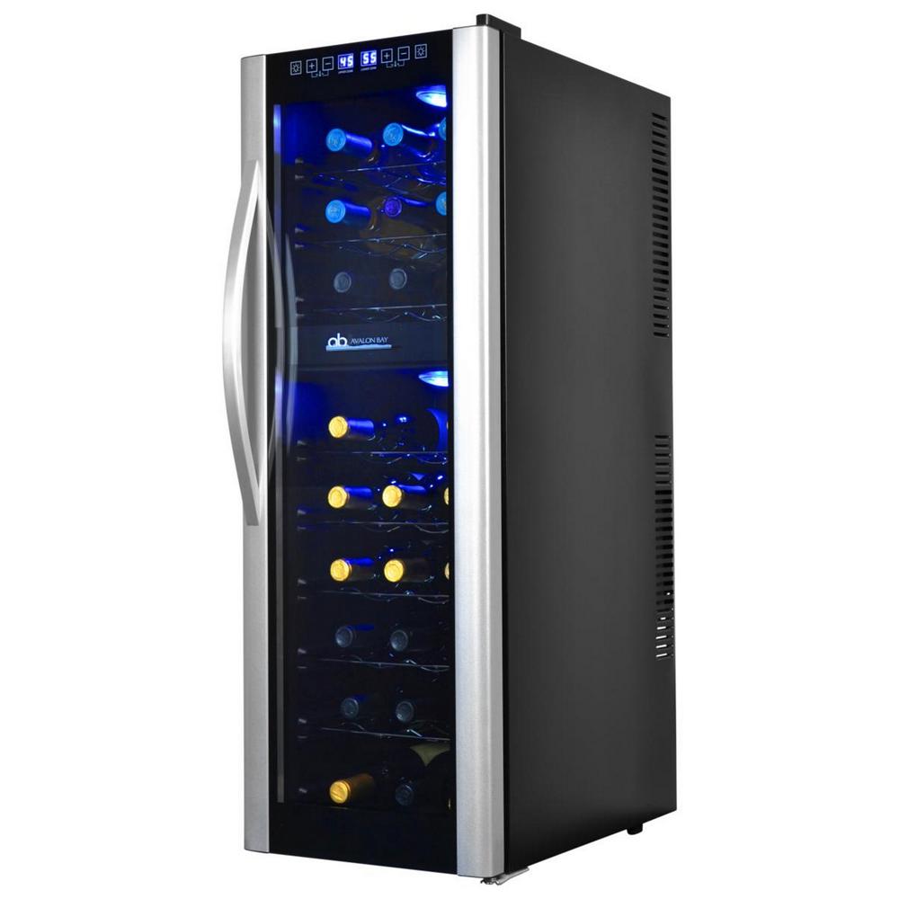 Avalon Bay Dual Zone 13.6 in. 27Bottle Wine CoolerABWINE27DS The