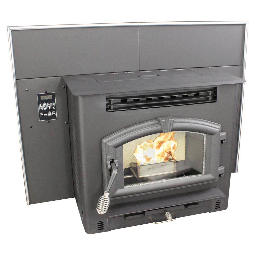 Us Stove 44 25 In 2000 Sq Ft Multi Fuel Fireplace Insert 6041i